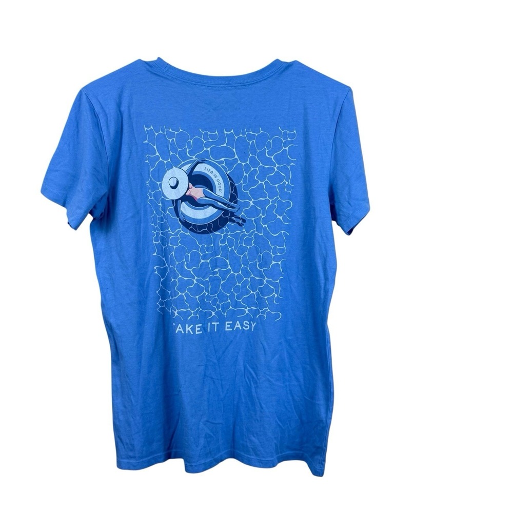 Life‎ is Good Women's Crusher "Take it Easy" T-Shirt Size Medium NWT